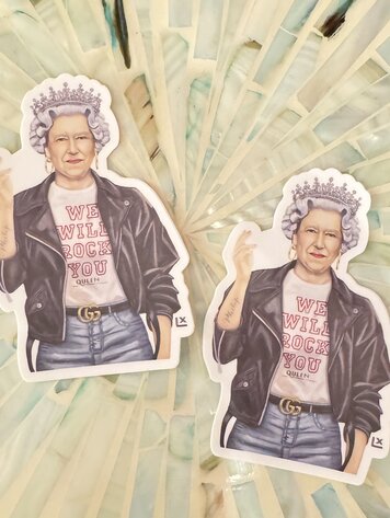 LX Artworks Rock Queen Sticker