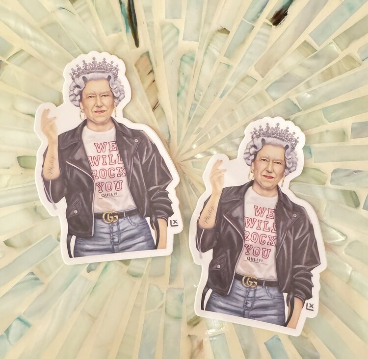 LX Artworks Rock Queen Sticker