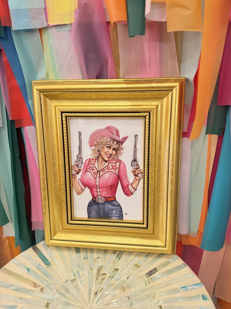 LX Artworks LX 5x7 Framed Art Print - Tough Titty