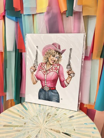 LX Artworks LX 8x10 Paper Print - Tough Titty