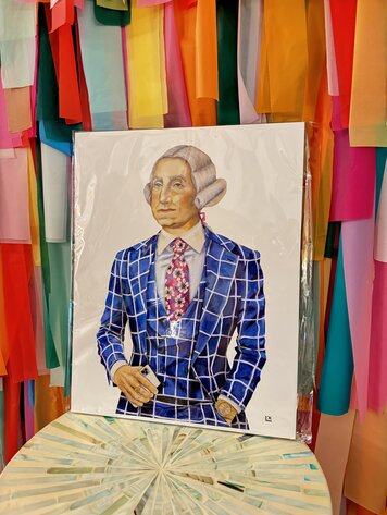 LX Artworks LX 11x14 Paper Print - GQ George