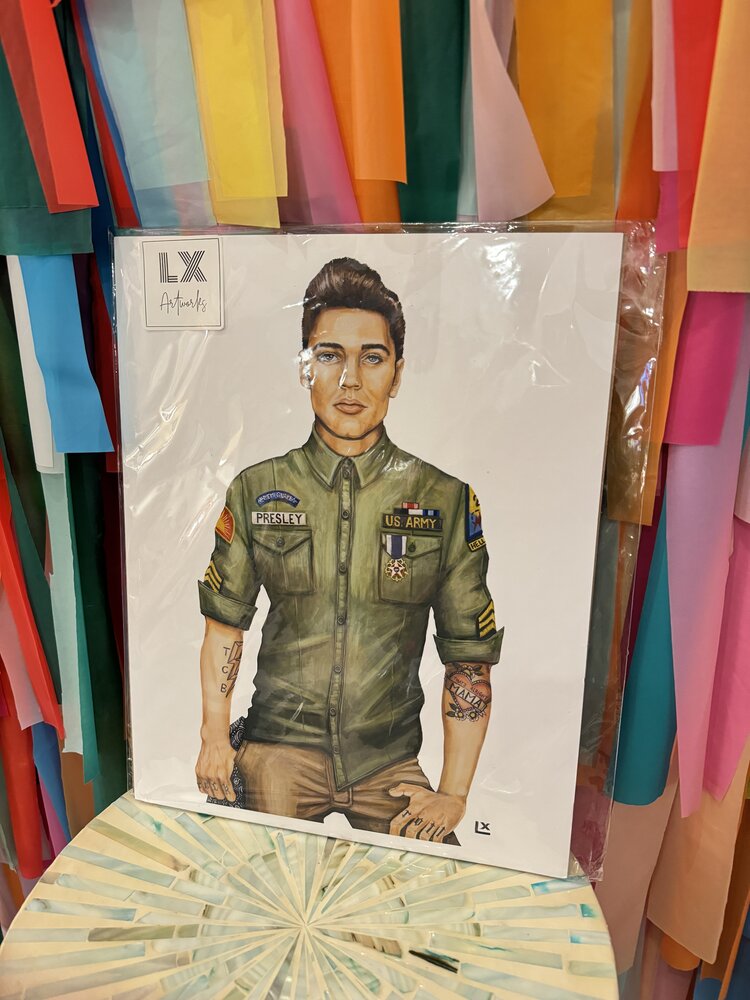 LX Artworks LX 11x14 Paper Print - Elvis Has Returned