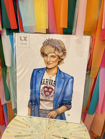 LX Artworks LX 11x14 Paper Print - The People's Princess