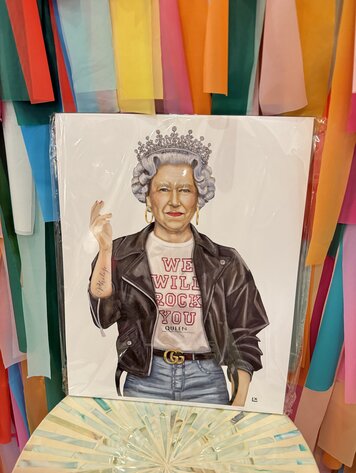 LX Artworks LX 11x14 Paper Print - Rock Queen