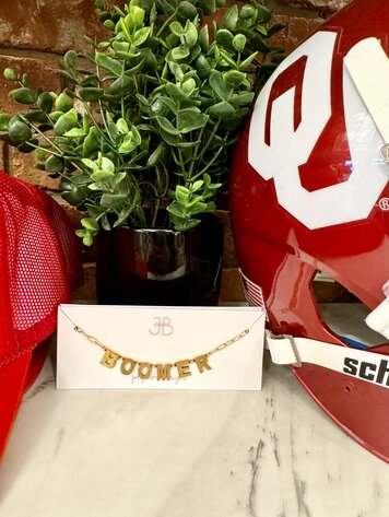 Jeny Baker Designs Chunky Gameday Necklace - Boomer