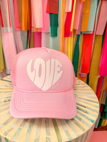 Synergy Love Heart Pink Trucker Hat