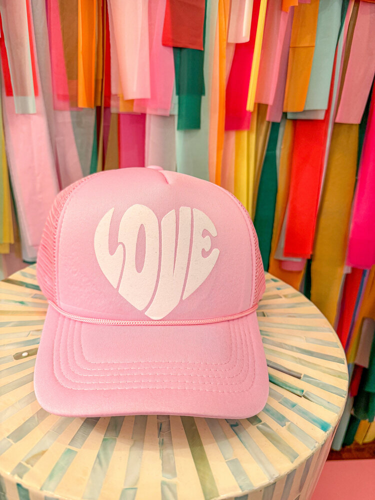 Synergy Love Heart Pink Trucker Hat