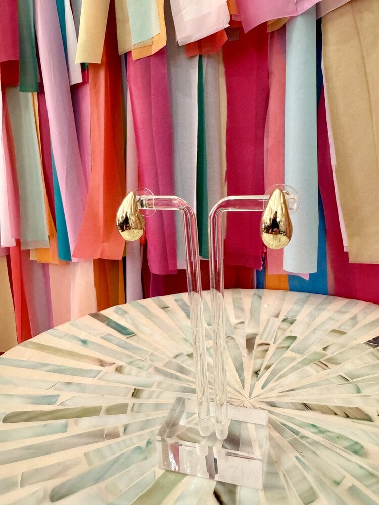 Cash and Carry Runway Ready Earrings Gold - Small