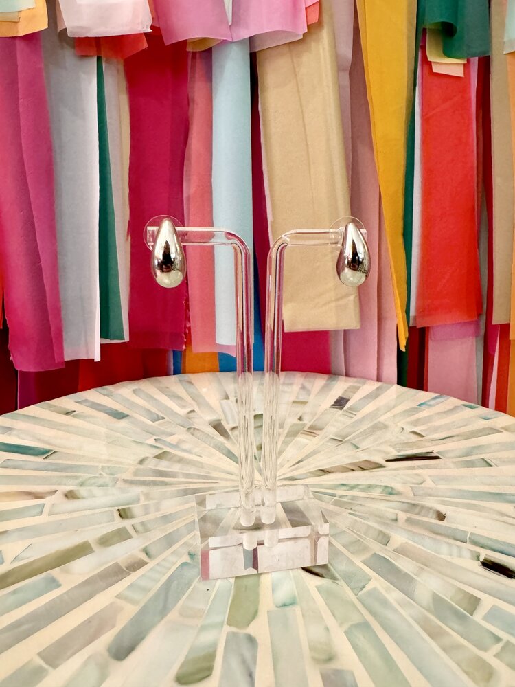 Cash and Carry Runway Ready Earring Silver - Small