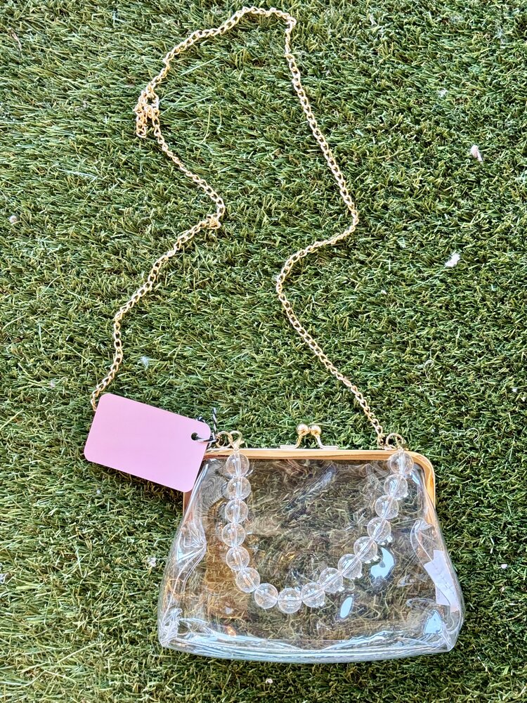 3AM Text Me When You Get To The Game Clear Purse