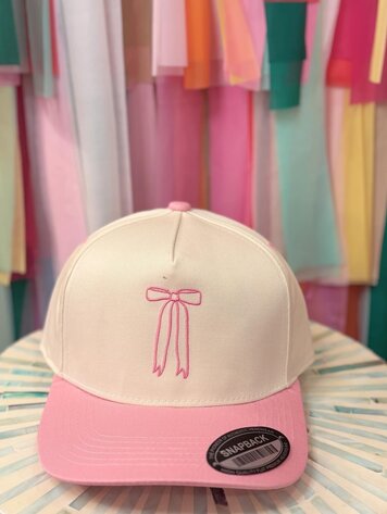 Ruby Moon Pink Bow Trucker Hat