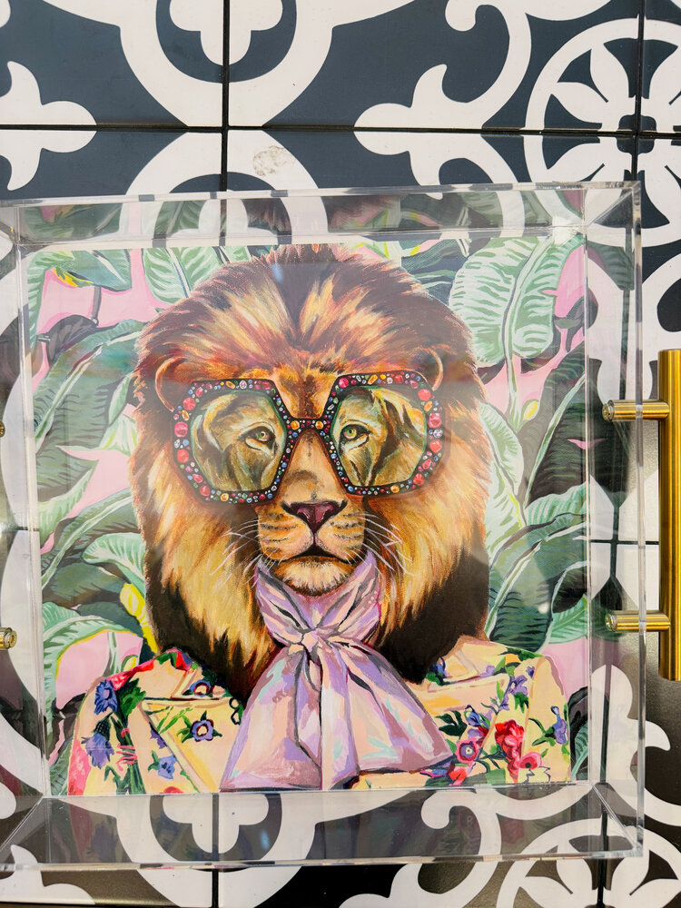 Tart By Taylor Louis The Lion Large Acrylic Tray