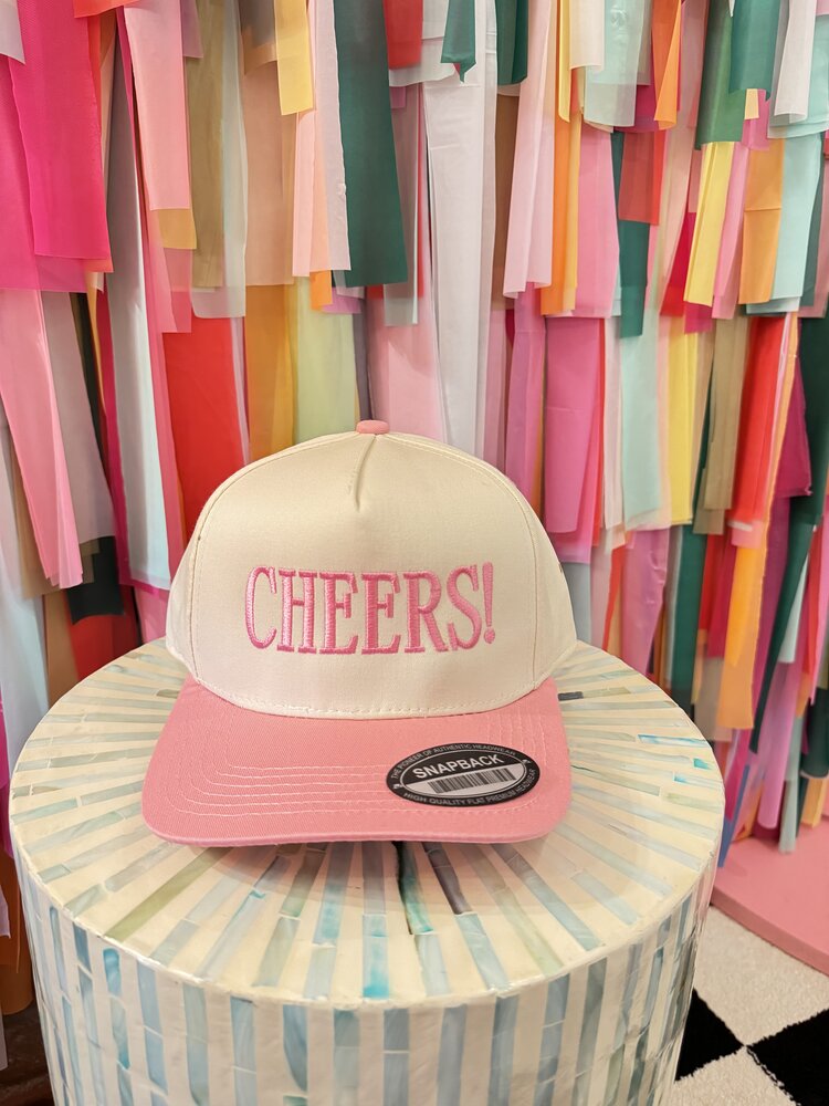 KenzKustomz Cheers! Vintage Trucker Hat - Pink