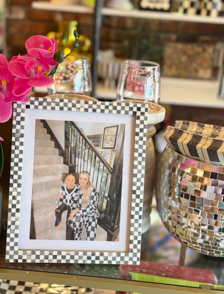 Handicraft Home Checked Grey Picture Frame - 8x10