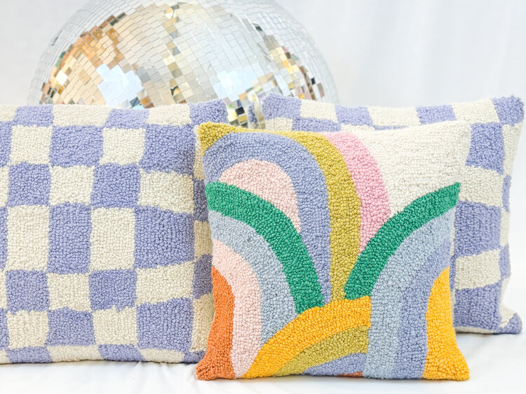 Peking Handicraft Harmonic Arch Hooked Pillow