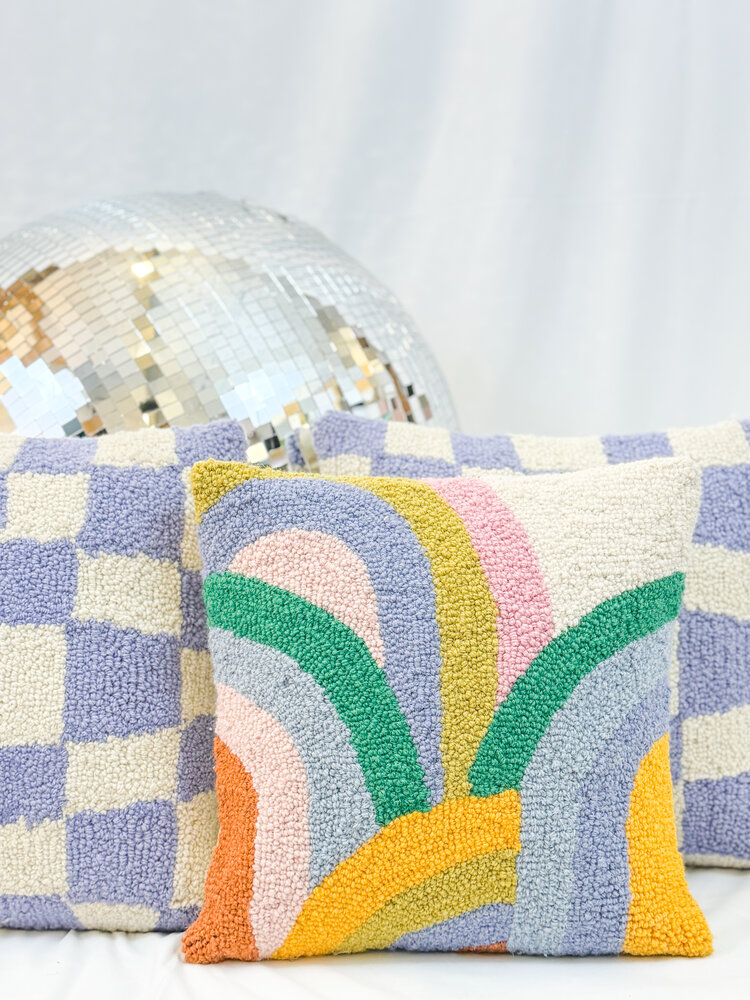 Peking Handicraft Harmonic Arch Hooked Pillow