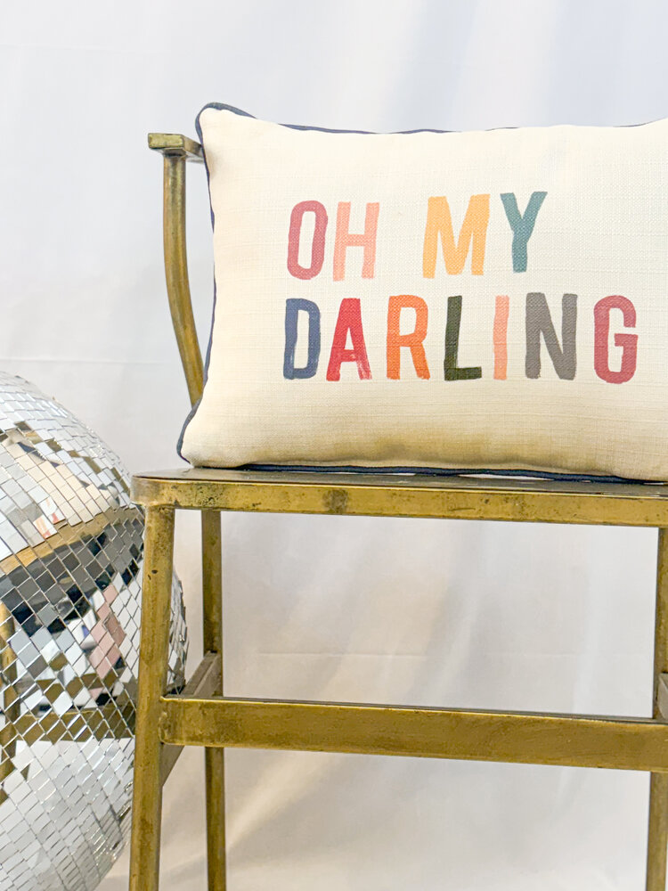 Little Birdie Oh My Darling Pillow