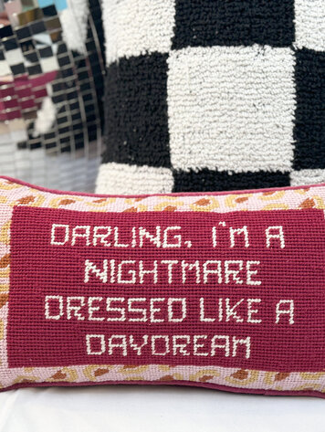 Furbish Dressed Like A Daydream Needlepoint Pillow