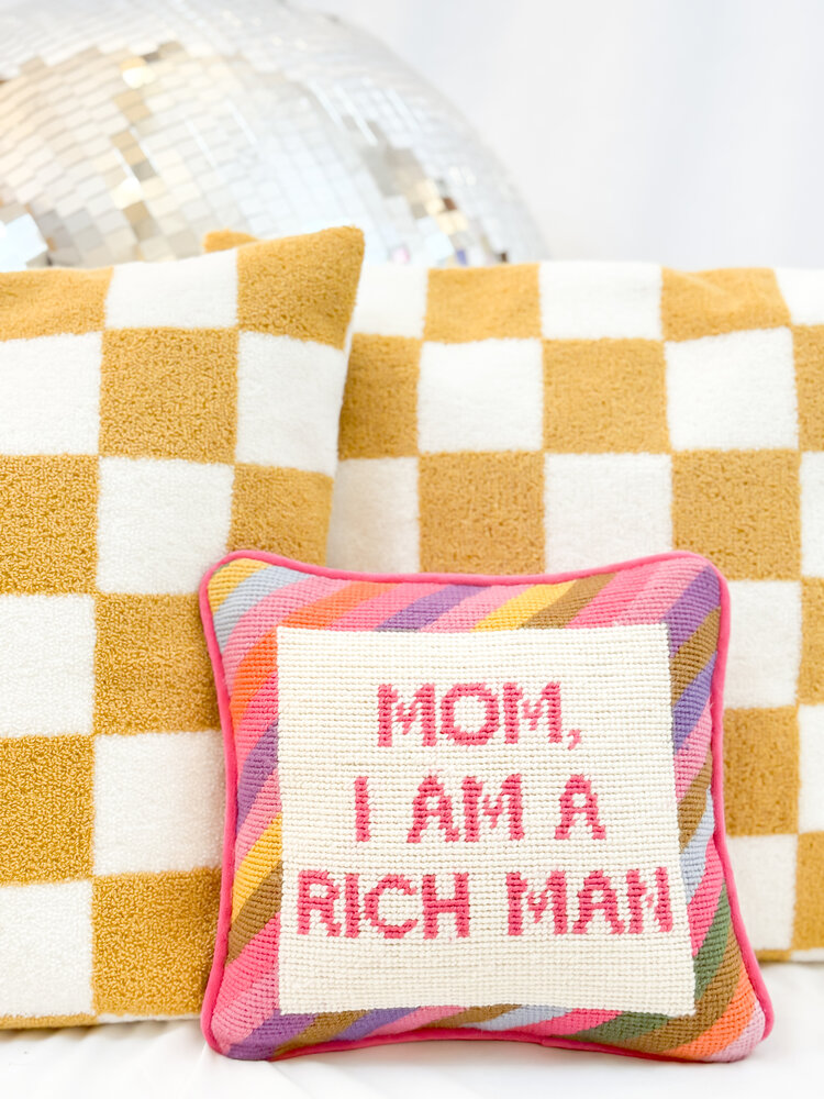Furbish Cher Knows Best Needlepoint Pillow