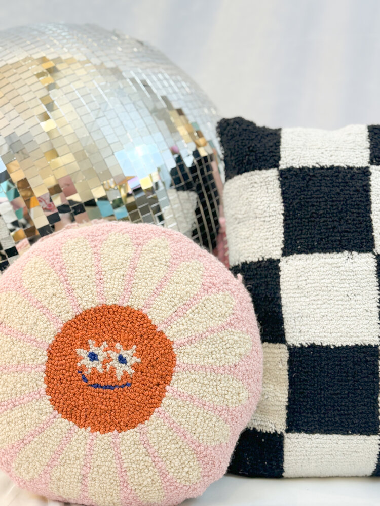 Peking Handicraft Flower Friend Hook Pillow