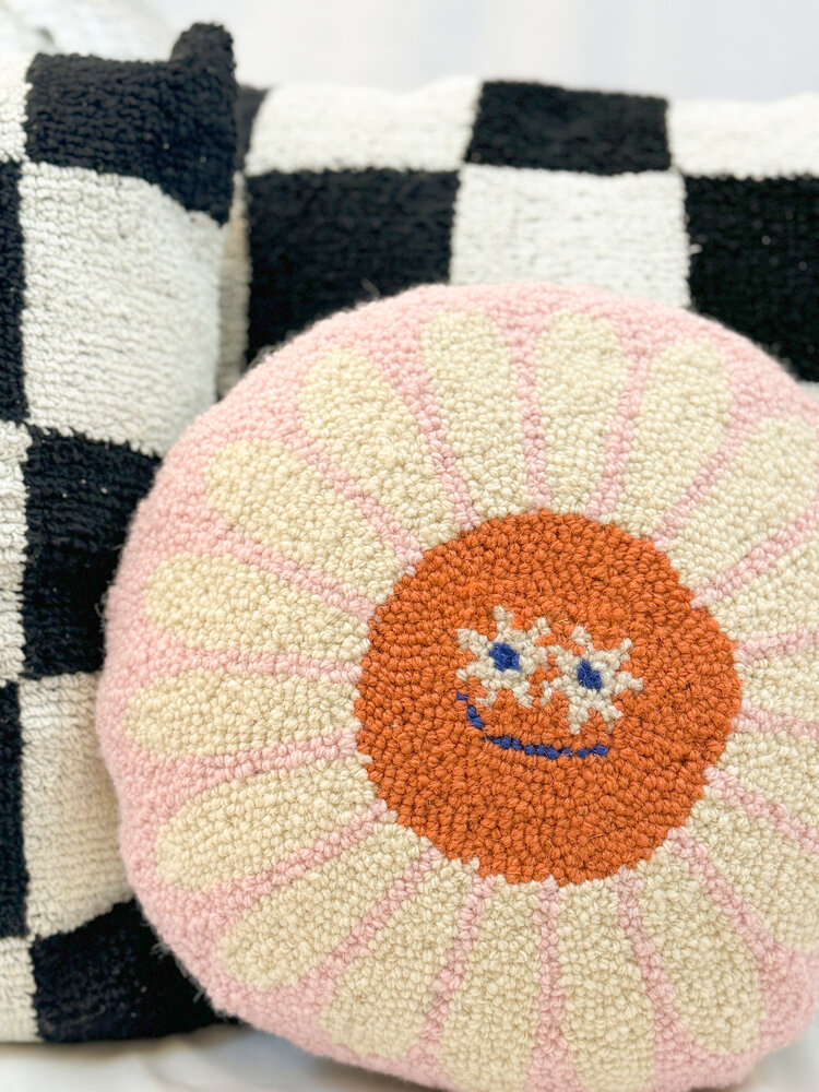 Peking Handicraft Flower Friend Hook Pillow