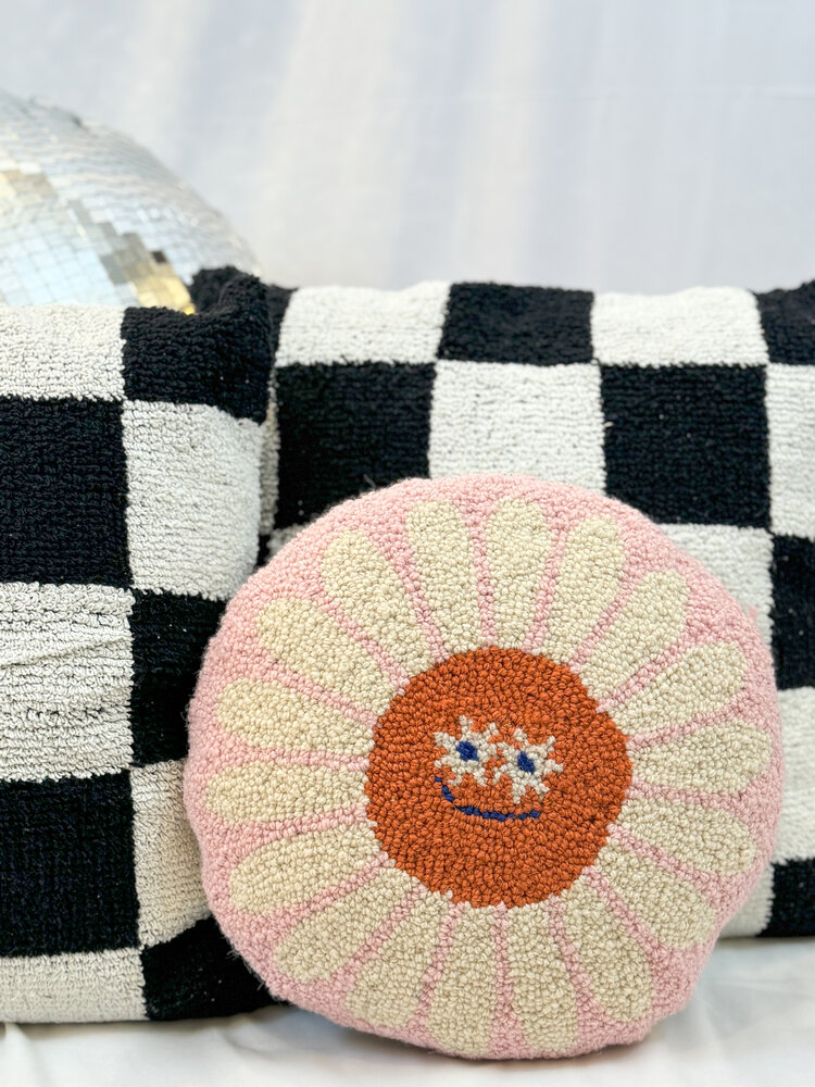 Peking Handicraft Flower Friend Hook Pillow