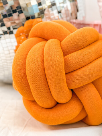 Pink Lemonade Pillow Knot - Orange