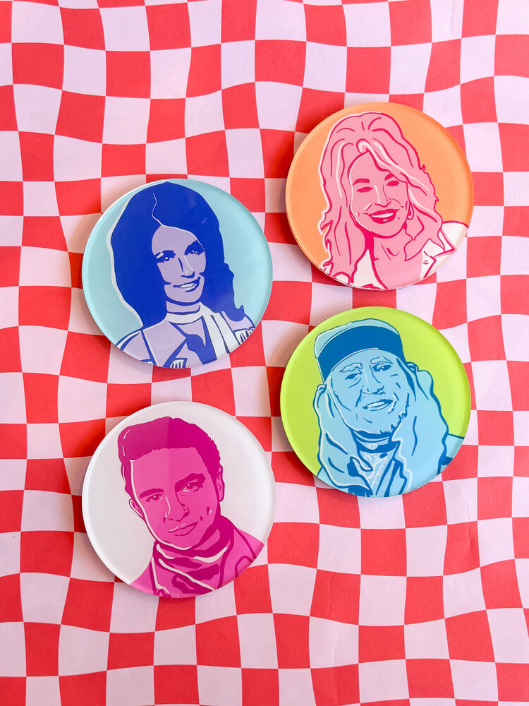 Tart By Taylor Legends Coaster Set