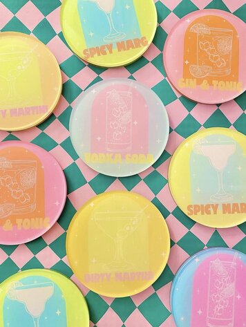 Tart By Taylor Bottoms Up Coaster Set