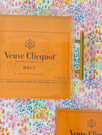 Tart By Taylor Pop The Bubbly Acrylic Tray Large