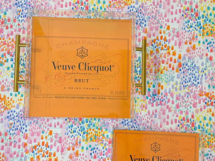 Tart By Taylor Pop The Bubbly Acrylic Tray Large