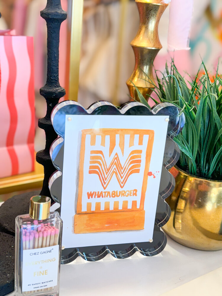 Tart By Taylor Black Acrylic Picture Frame