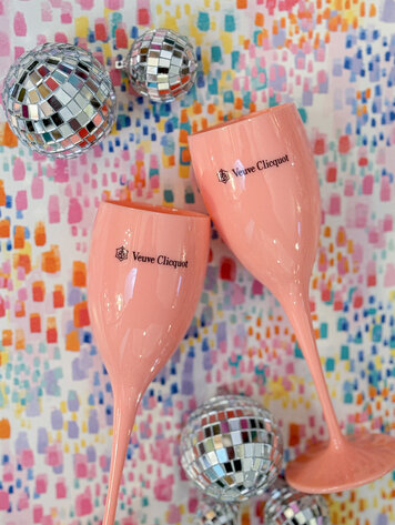 Tart By Taylor Pink Veuve Champagne Flute