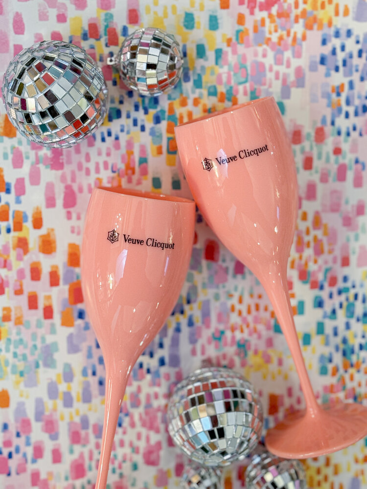 Tart By Taylor Pink Veuve Champagne Flute