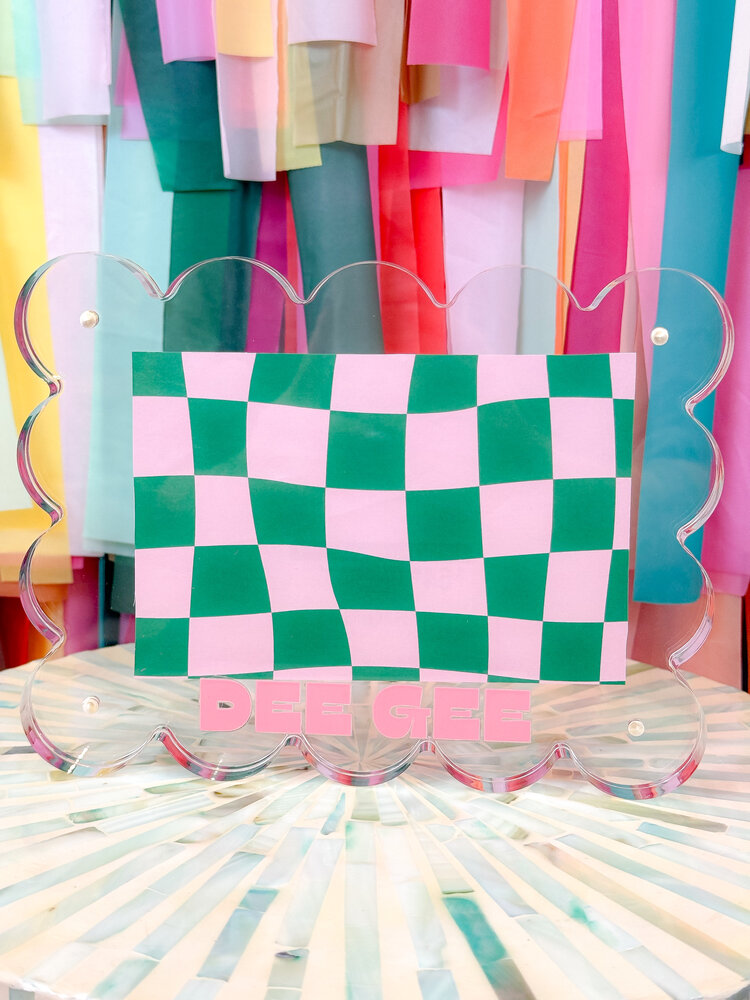 Tart By Taylor Delta Gamma Acrylic Frame