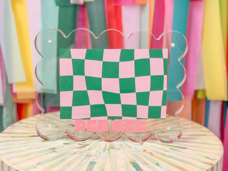 Tart By Taylor Delta Gamma Acrylic Frame