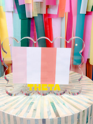 Tart By Taylor Kappa Alpha Theta Acrylic Frame