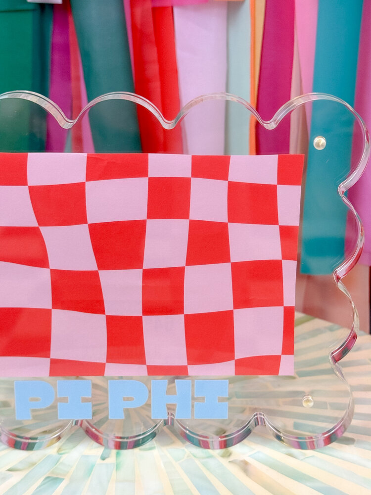 Tart By Taylor Pi Beta Phi Acrylic Frame