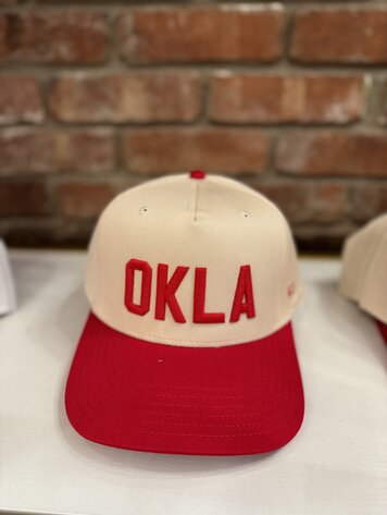 Codeword Vintage Two Tone OKLA Hat - Red