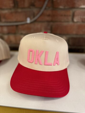 Codeword Vintage Two Tone OKLA Hat - Pink