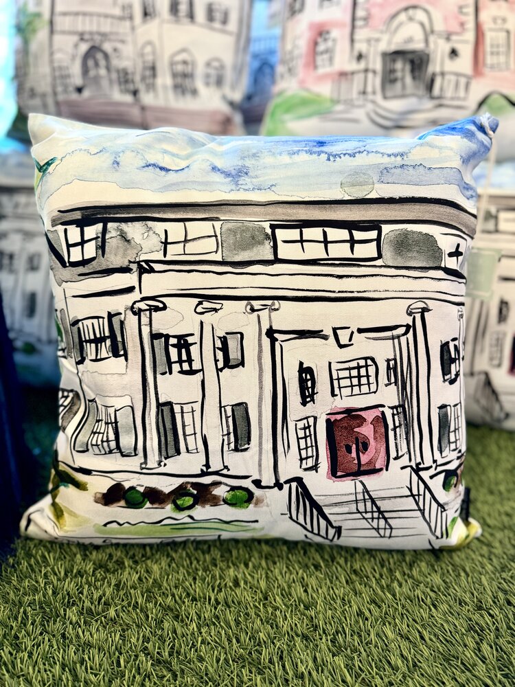 Over The Moon Greek Alpha Gamma Delta House Pillow