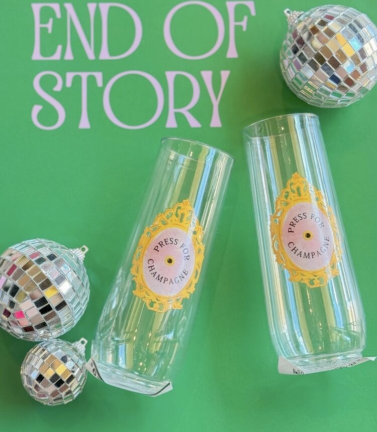 Sip Hip Hooray Press For Champagne Tossware