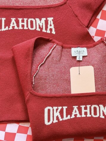 LeLis Oklahoma Cropped Sweater