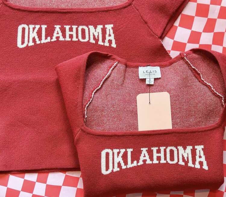LeLis Oklahoma Cropped Sweater