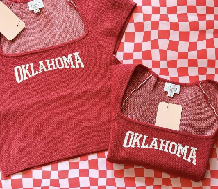 LeLis Oklahoma Cropped Sweater