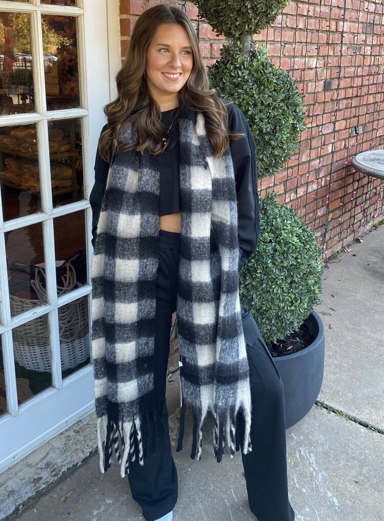 Pretty Simple Chunky Checkered Sunday Scarf