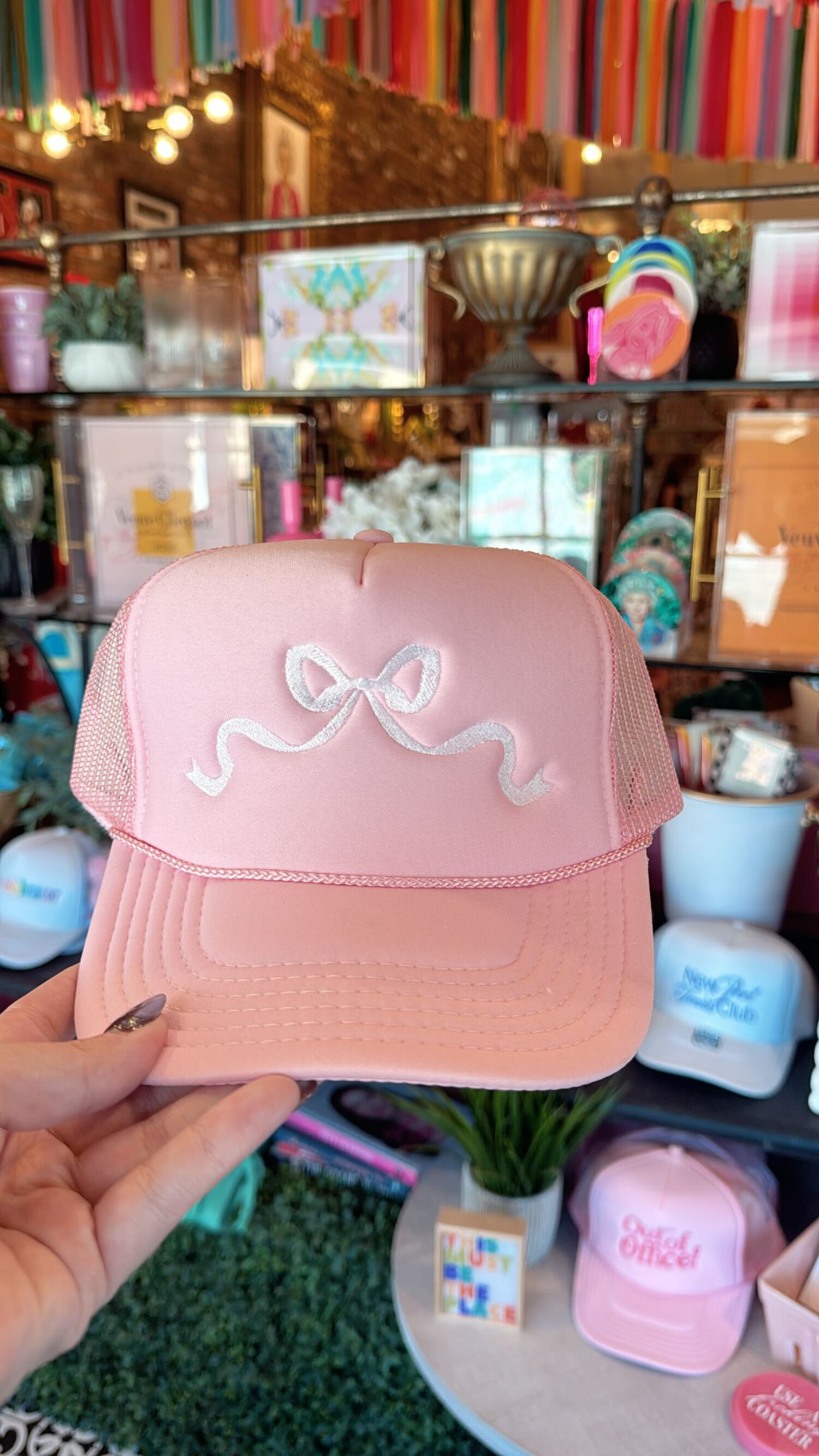 Bow Trucker Hat - Savvy Blake LLC display picture 3