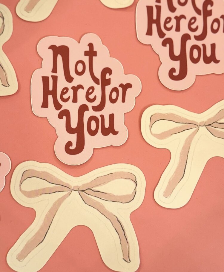 Golden Gems Not Here for You Sticker