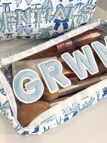 KenzKustomz GRWM Clear Makeup Bag