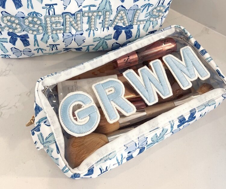 KenzKustomz GRWM Clear Makeup Bag